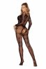 Seksowne Bodystocking wzorzyste 2037 czarne